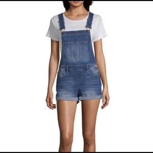 BlueSpice Dark Jean Shorts Overalls